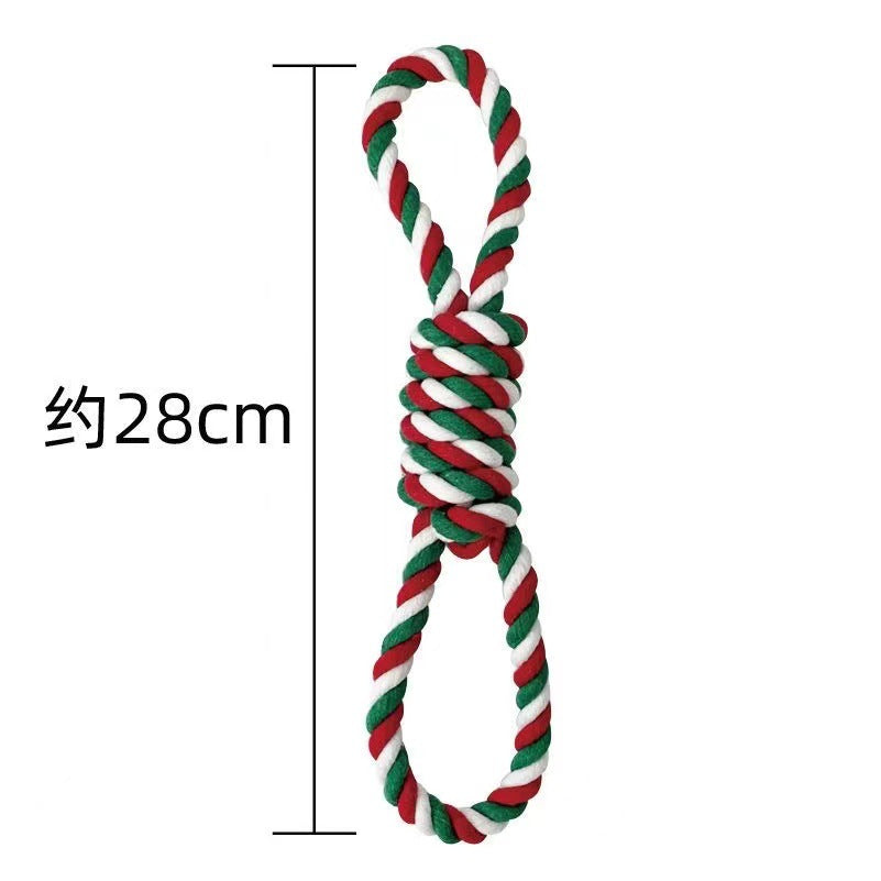 Pet Toy Dog Knot Toy Animal Shape Teeth Gnawing Rope Pomeranian Interactive Pull Tug of War Dog Toy