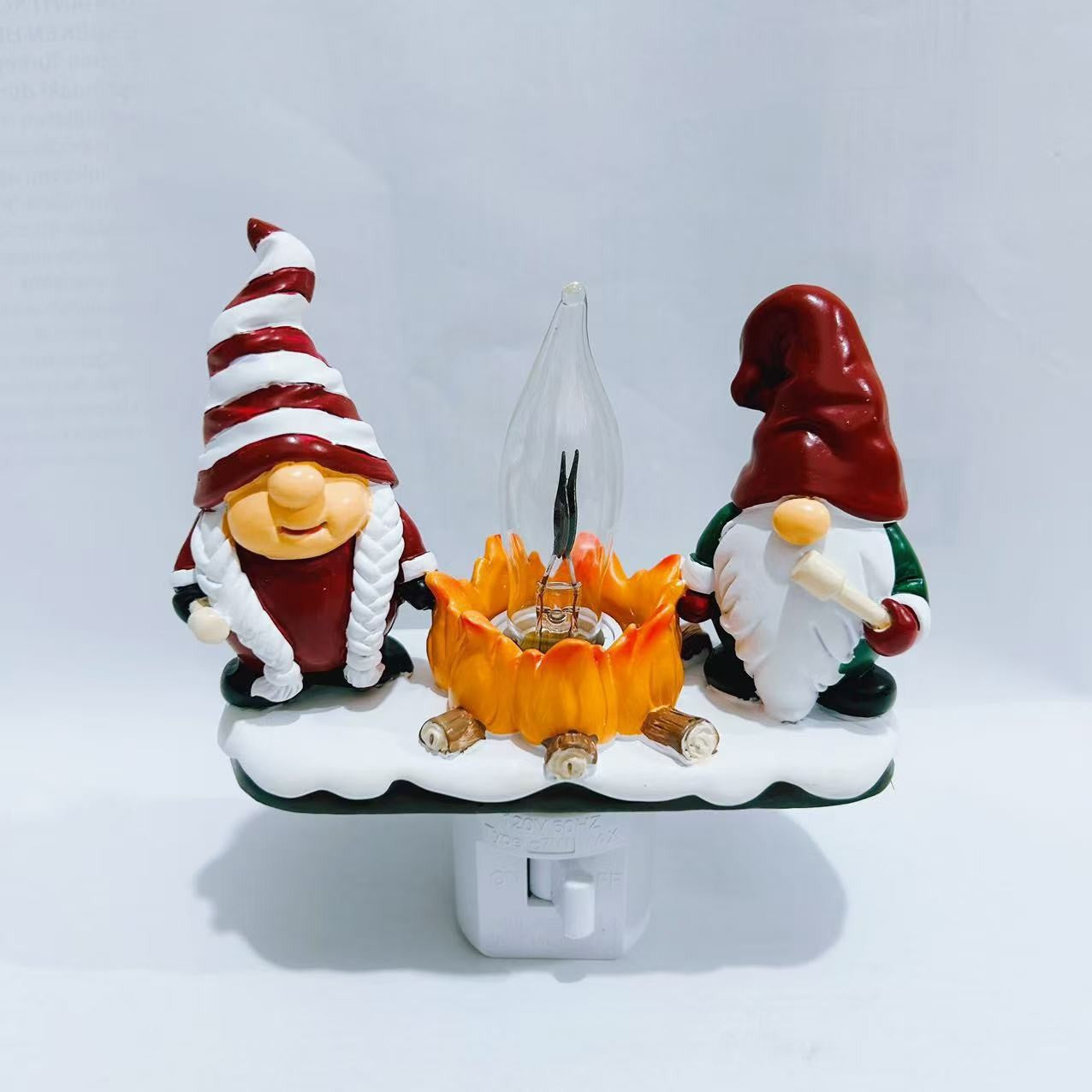 Cross-border new ghost bonfire party night light resin craft Halloween festival atmosphere decoration ornaments