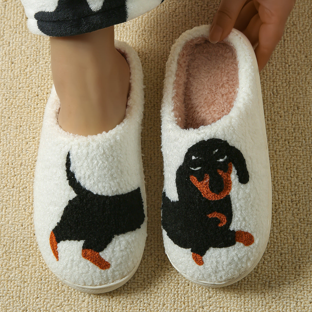 Factory direct supply cross-border Halloween cotton slippers home cartoon cotton slippers home slippers room household slippers wholesale