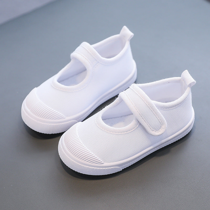 Spring and autumn children's shoes Korean version of children's canvas shoes baby casual shoes boys and girls skateboard shoes a wholesale trend