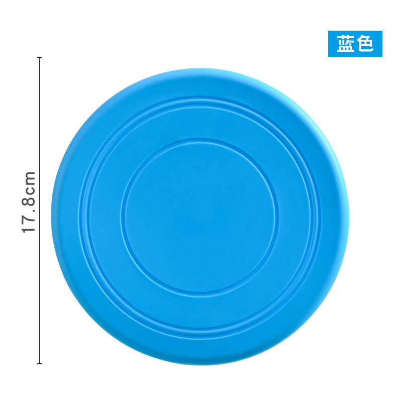 Puppy training disc pet frisbee dog frisbee floating soft frisbee pet supplies interactive TPR dog toy