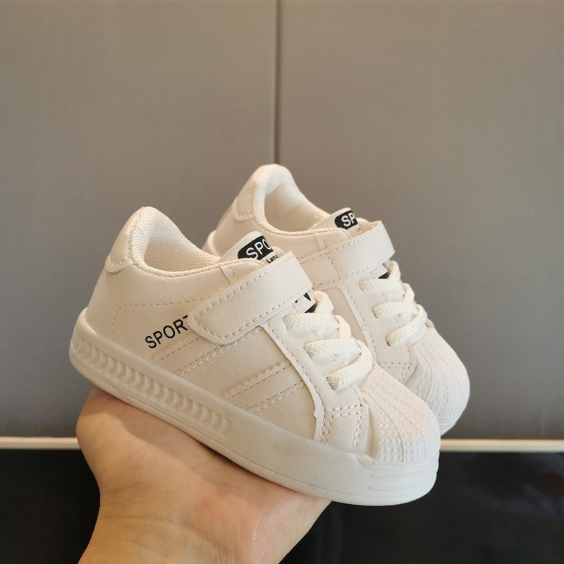 Spring and autumn baby toddler shoes children kindergarten white shoes baby shoes children's sneakers boys shoes girls sports