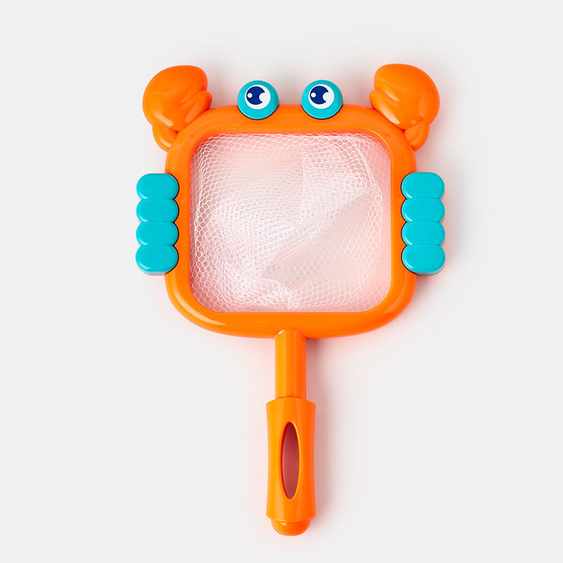 Douyin hot selling children's bathroom water swimming little penguin crab chain cool swim baby bath water toys