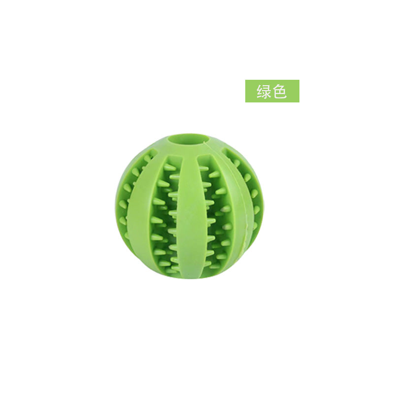 Amazon pet toy ball dog toy rubber chew-resistant teeth cleaning ball dog toy ball wholesale