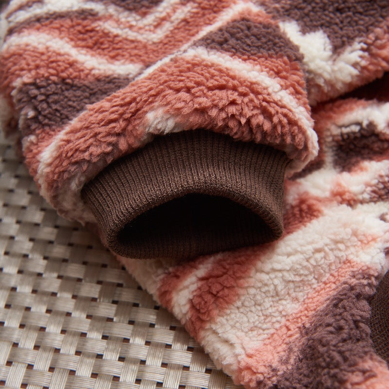 Dog sweatshirt factory batch cross-border e-commerce pet Christmas flannel French bulldog pet clothes hairless cats and dogs plus velvet