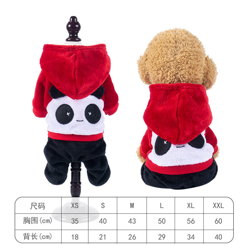 Pet Dog Clothes Autumn and Winter Warm Transformation Clothes Teddy French Doll Corgi Cat Puppy Dinosaur Funny Clothes Wholesale