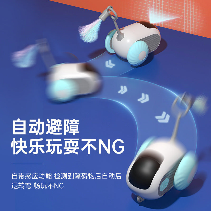 Pet gravity intelligent running car remote control electric cat toy self-entertainment small mouse cat stick cat pet