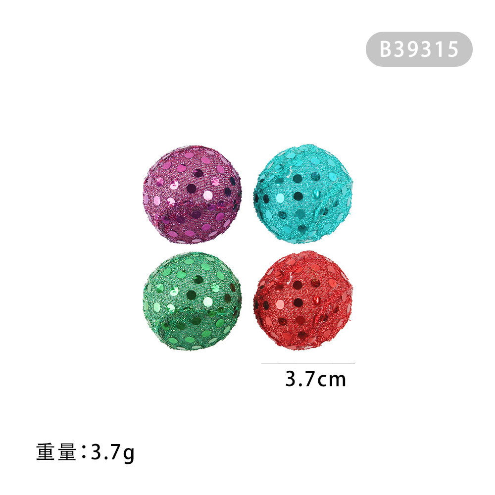 Summary of cat toy combination accessories Plastic bell ball flower drum rainbow ball feather mouse pet cat toy