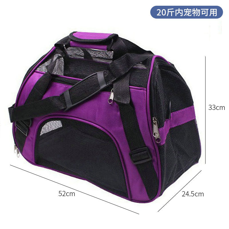 Spot pet bag portable breathable car cat bag hand-held foldable pet box multifunctional dog bag cross-border