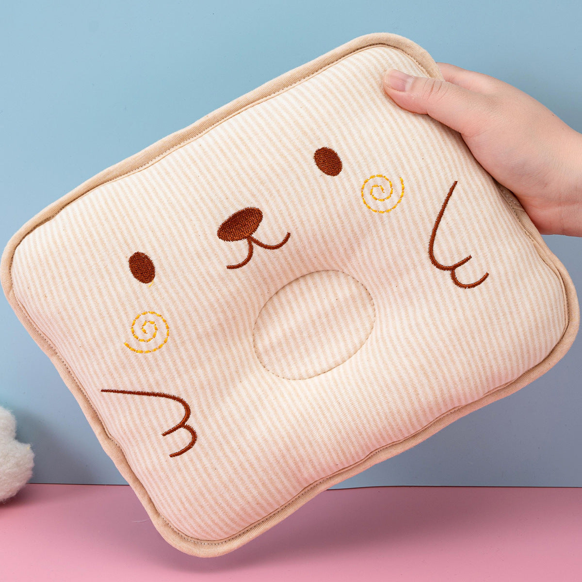 Baby pillow 0-6 months baby special shaping pillow U-shaped breathable round baby pillow newborn children pillow cross-border