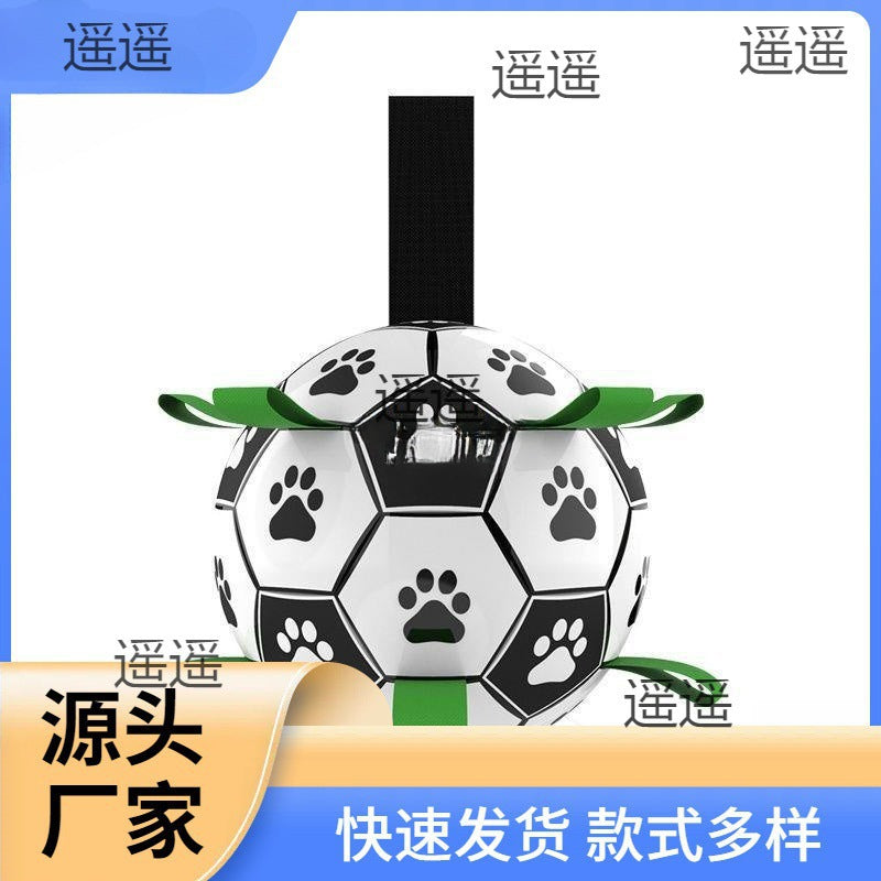 Dog football toy ball bouncy ball interactive ball training small and medium pet ball to relieve boredom wholesale manufacturer