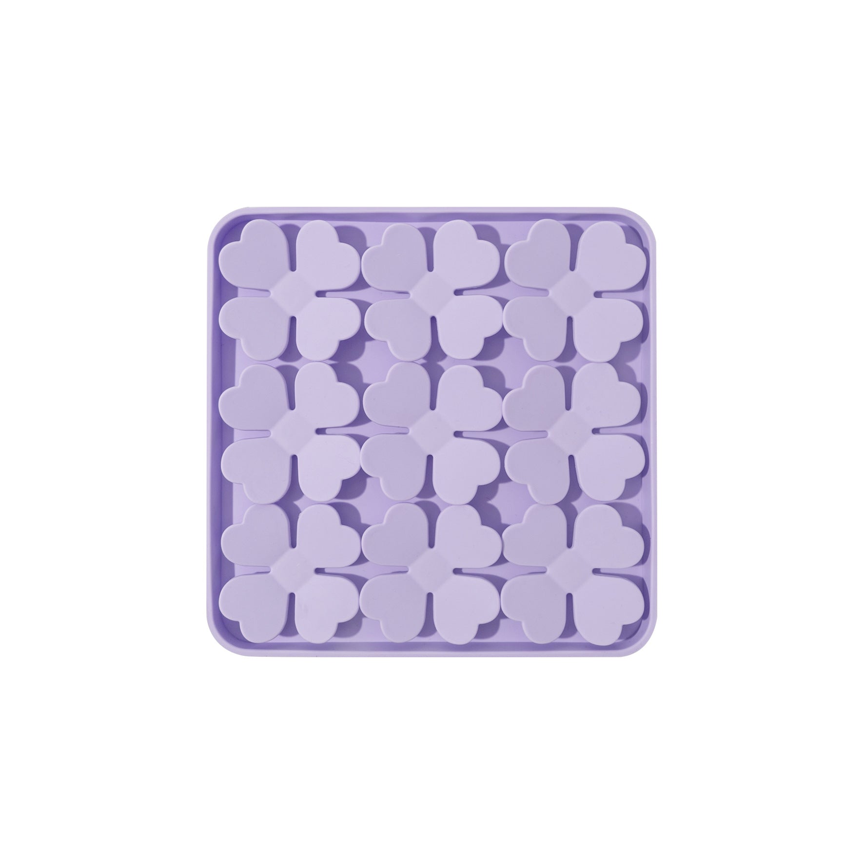 Dog slow food bowl food grade silicone licking pad licking plate pet cat educational leaking food hiding toy with suction cup