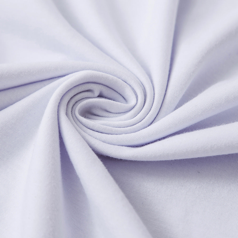 Parent-child summer clothes for a family of three 2022 new pure cotton baby mother and daughter clothes baby fart clothes family clothes T-shirt