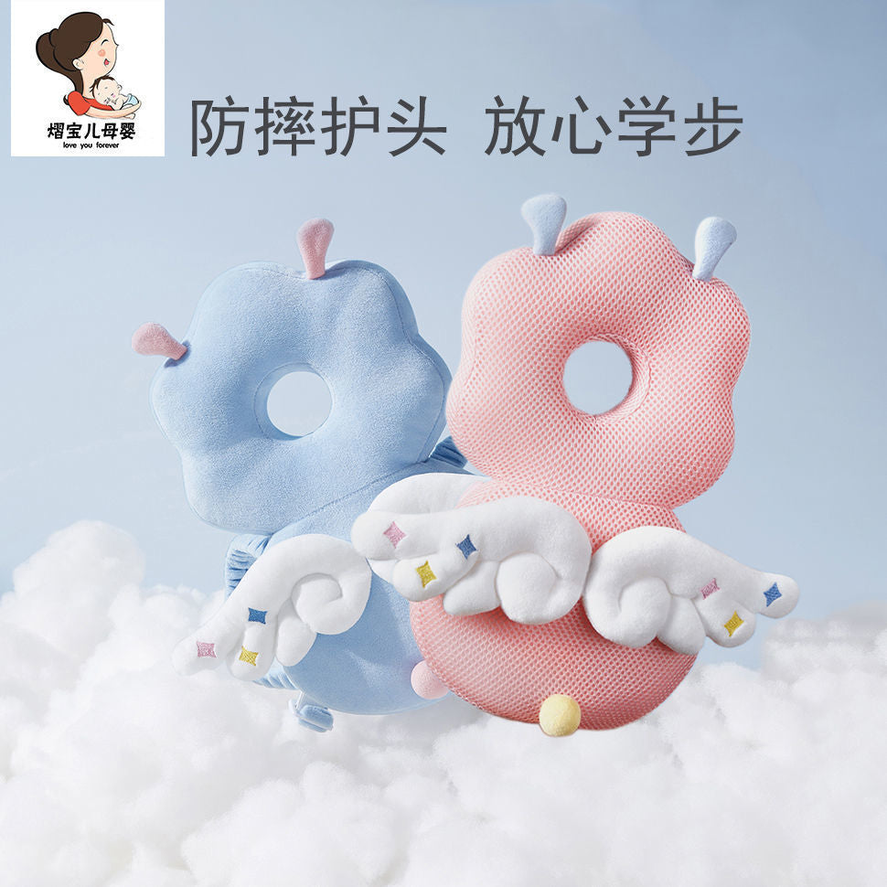 Baby anti-fall can use breathable head protection pad anti-fall pillow children toddler walking head protection cap back brain anti-collision pillow