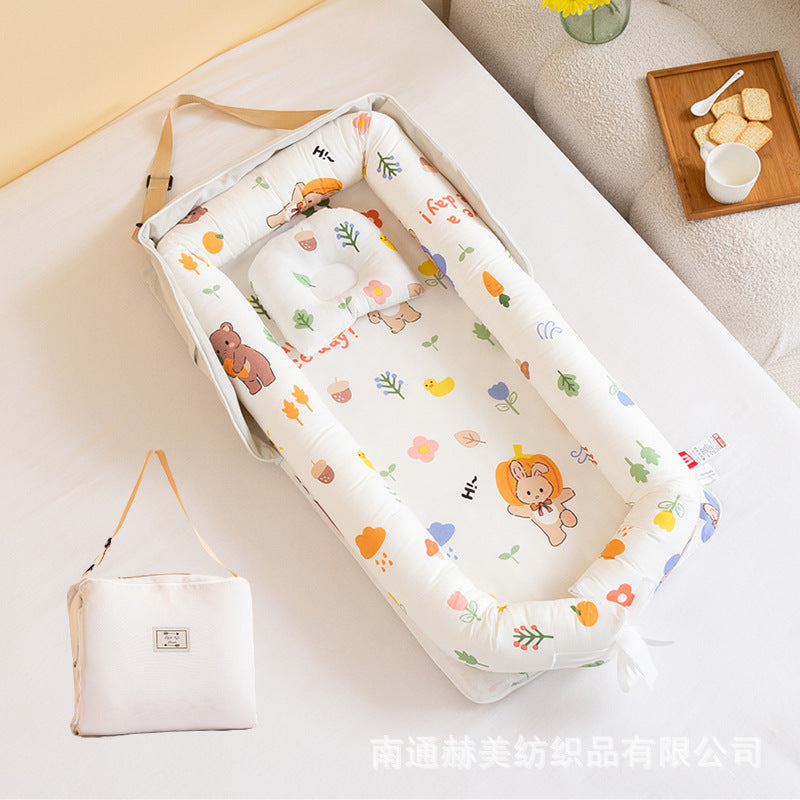 Hemei baby bed portable mommy hold baby nest isolation shoulder bag bed medium bed travel baby bed