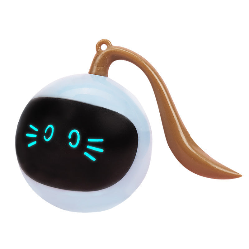 Cat Toy Electric Cat Ball Rechargeable Pet Magic Ball Automatic Intelligent Cat Teasing Stick Self-entertainment Kitten Toy