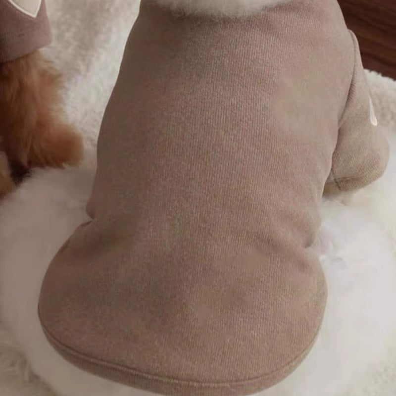 Autumn and winter dog clothes all-match love German fleece bottoming shirt small and medium-sized dogs Teddy cat pet clothing wholesale