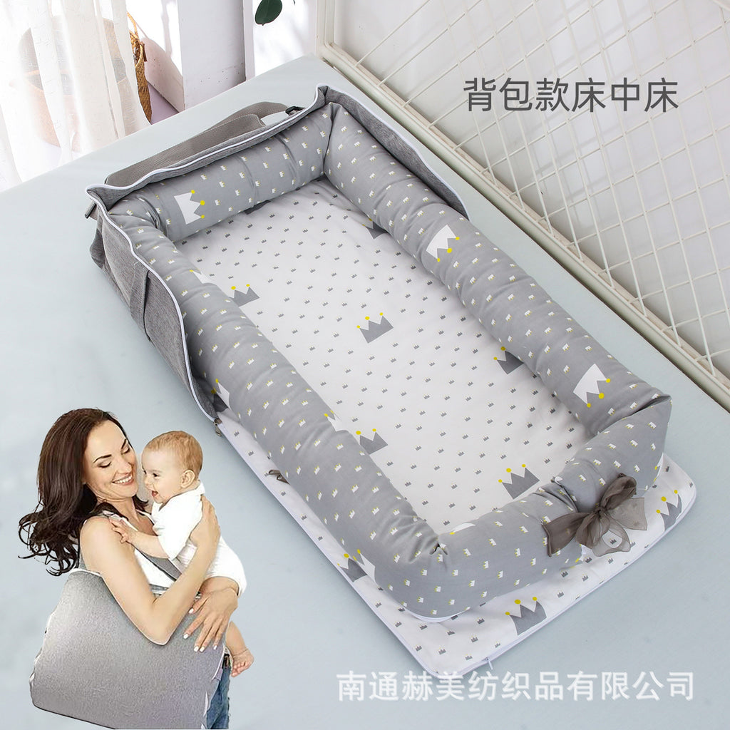 Hemei baby bed portable mommy hold baby nest isolation shoulder bag bed medium bed travel baby bed
