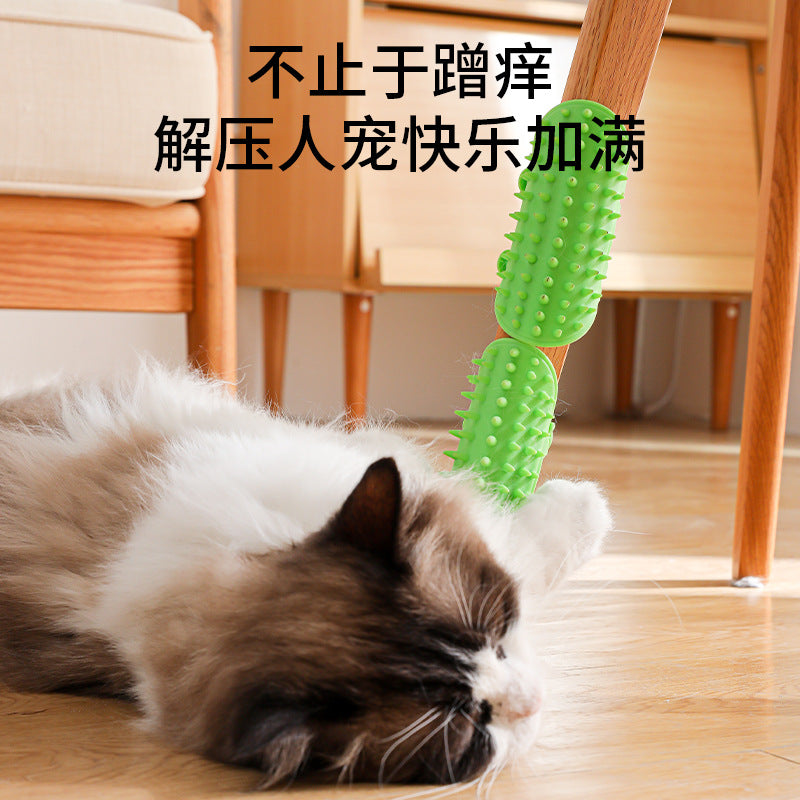 New product pet cat scratching artifact scratching corner hair scratcher self-hi toy rub face massage cat scratching board