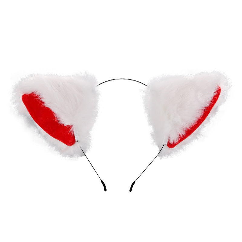 Amazon cross-border cat ear bell headband Cos cat girl hair accessories Christmas Halloween headdress accessories