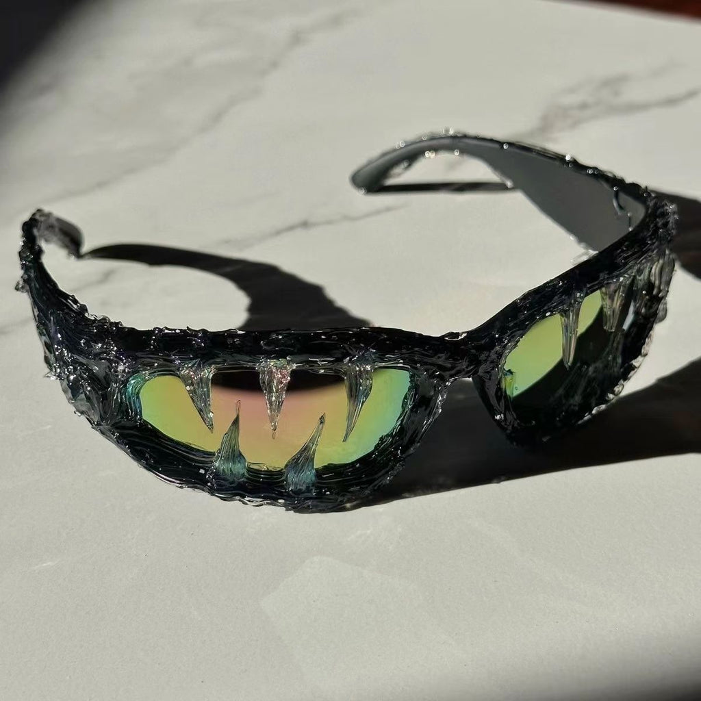 2024 Cross-border Popular Halloween American Dark Abigail Epoxy Sunglasses