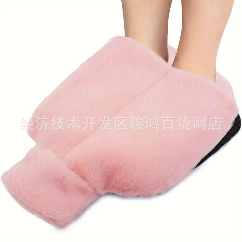 Cross-border hot water bag foot warming artifact foot warmer baby water-filled hot water bag warm foot shoes warm shoes