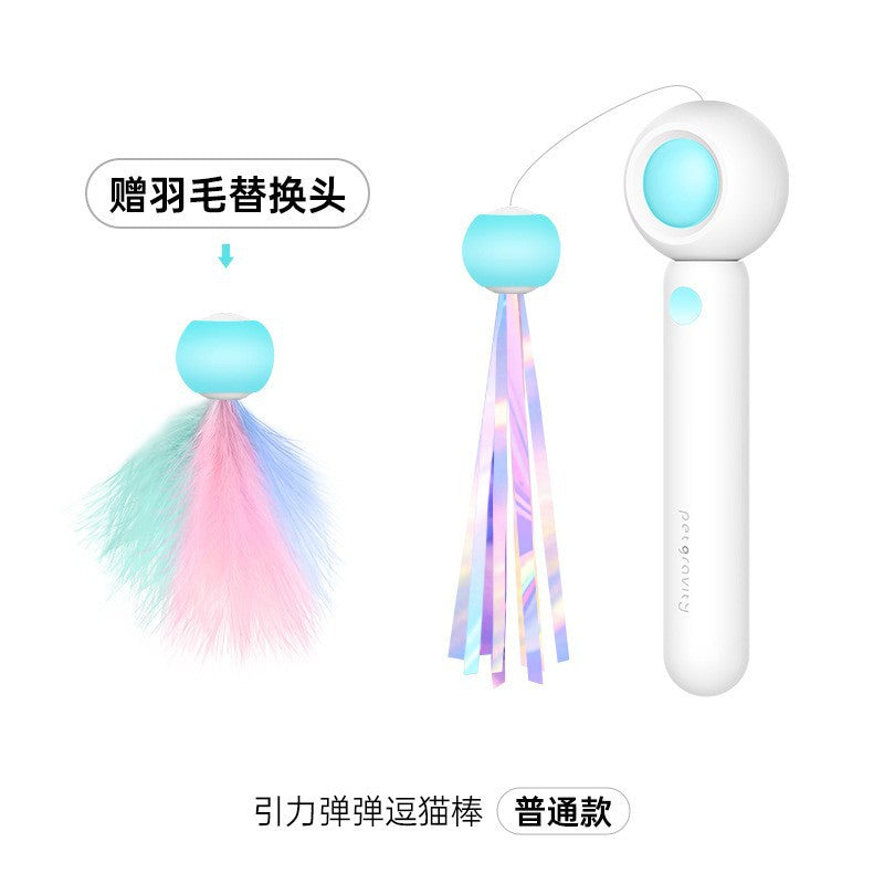 Pet gravity intelligent running car remote control electric cat toy self-entertainment small mouse cat stick cat pet