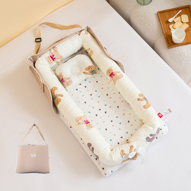 Hemei baby bed portable mommy hold baby nest isolation shoulder bag bed medium bed travel baby bed