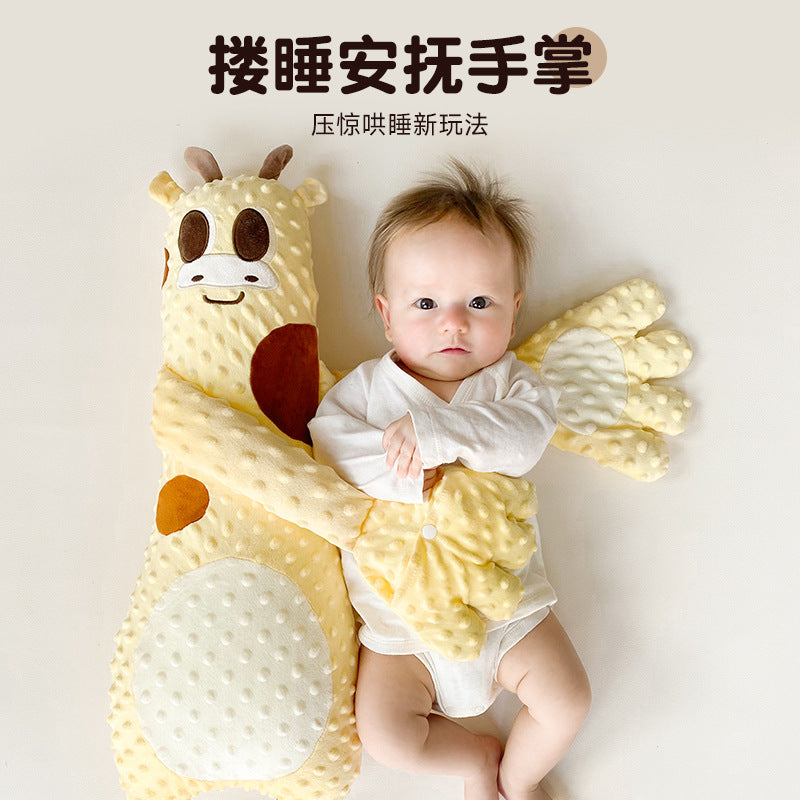 Anti-startle artifact soothing palm hug sleeping baby pat sleep hold sleeping doll sense of security pressure pillow multifunctional