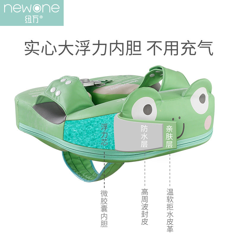 Manbao cartoon swimming ring baby armpit ring baby free inflatable anti-rollover swimming ring children beginners swimming