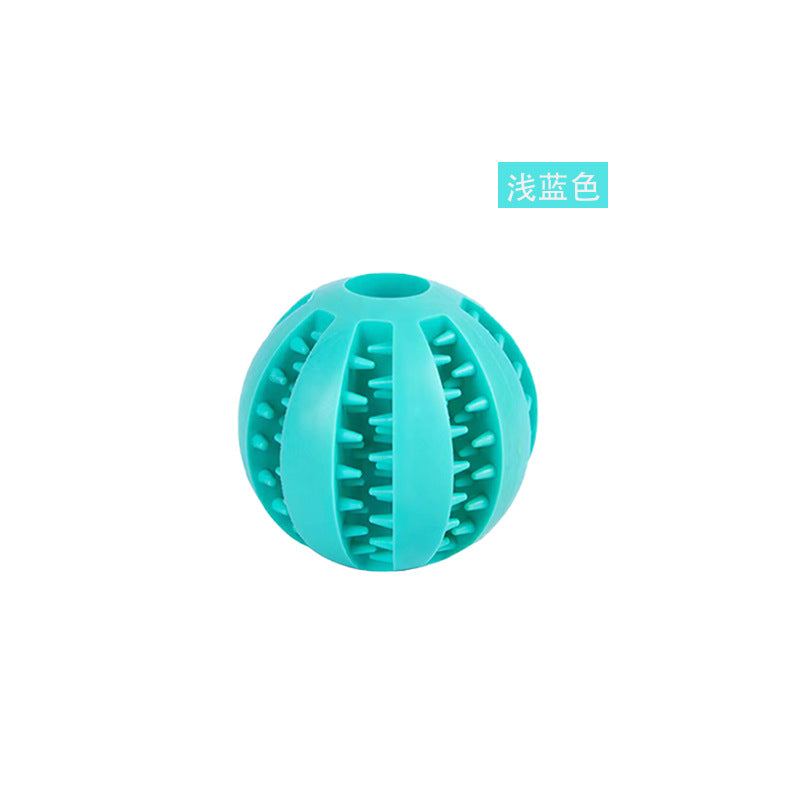 Amazon pet toy ball dog toy rubber chew-resistant teeth cleaning ball dog toy ball wholesale