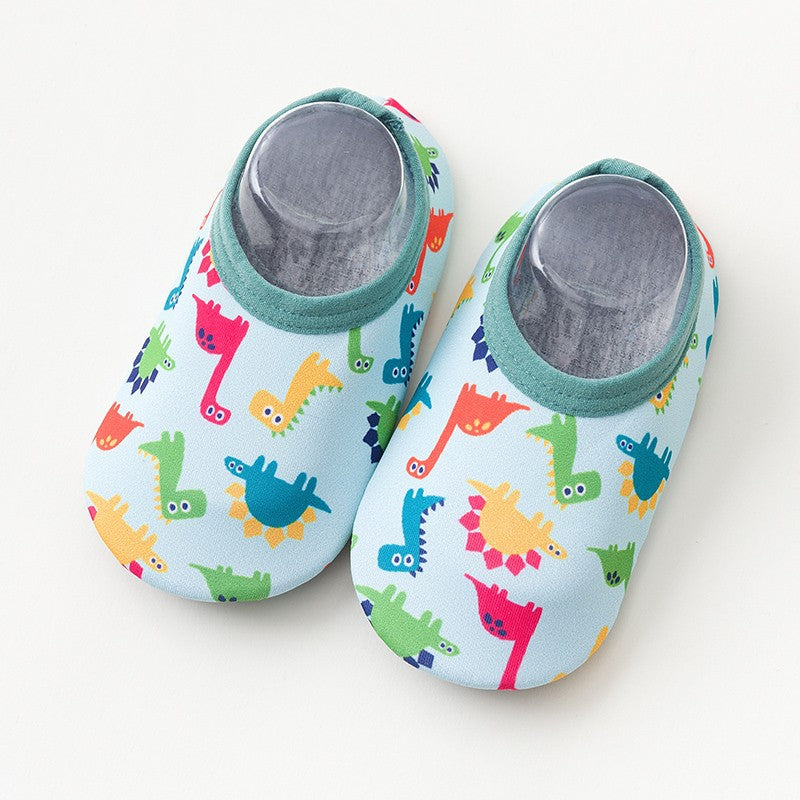 Spring and summer non-slip toddler shoes baby floor shoes baby shoes mesh a type three-year-old children socks nylon boat socks