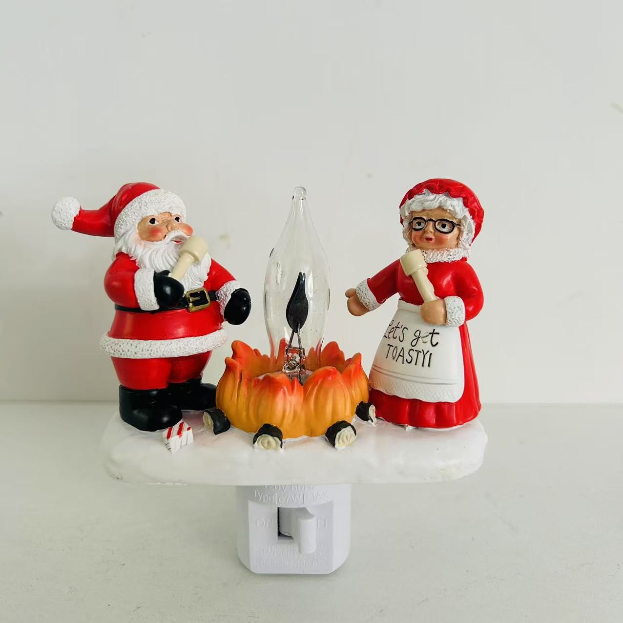 Cross-border new ghost bonfire party night light resin craft Halloween festival atmosphere decoration ornaments