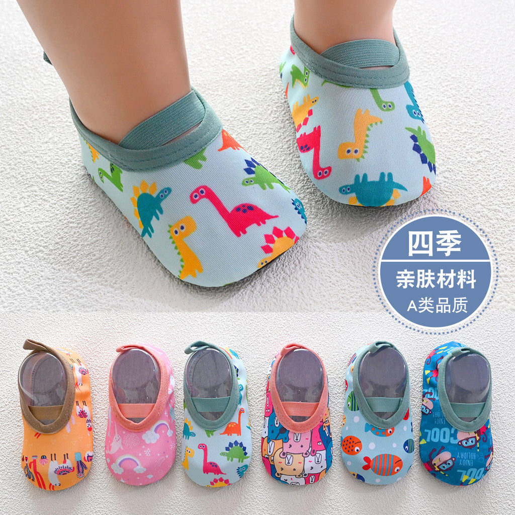 Spring and summer baby socks toddler shoes non-slip kindergarten indoor shoes and socks soft bottom baby floor socks children nylon