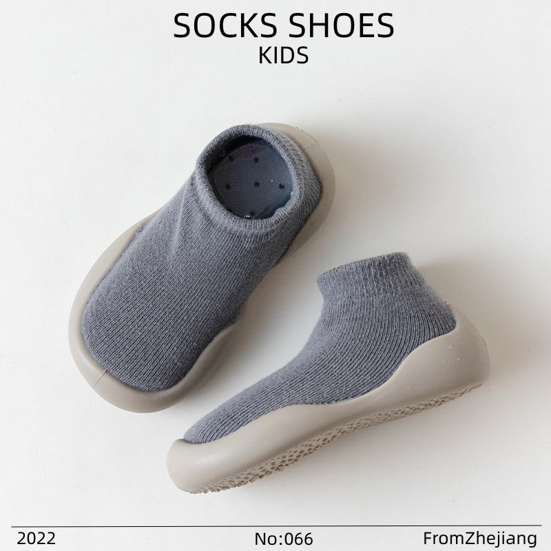 Baby toddler shoes spring and autumn new socks shoes young children children's shoes socks boys and girls floor socks baby socks shoes manufacturers batch