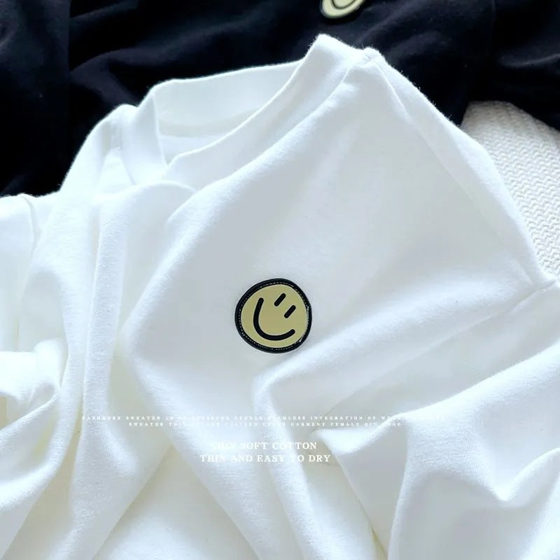 Children's long-sleeved T-shirt for boys and girls spring and autumn Korean version loose bottoming shirt baby autumn 2023 new tops elastic t