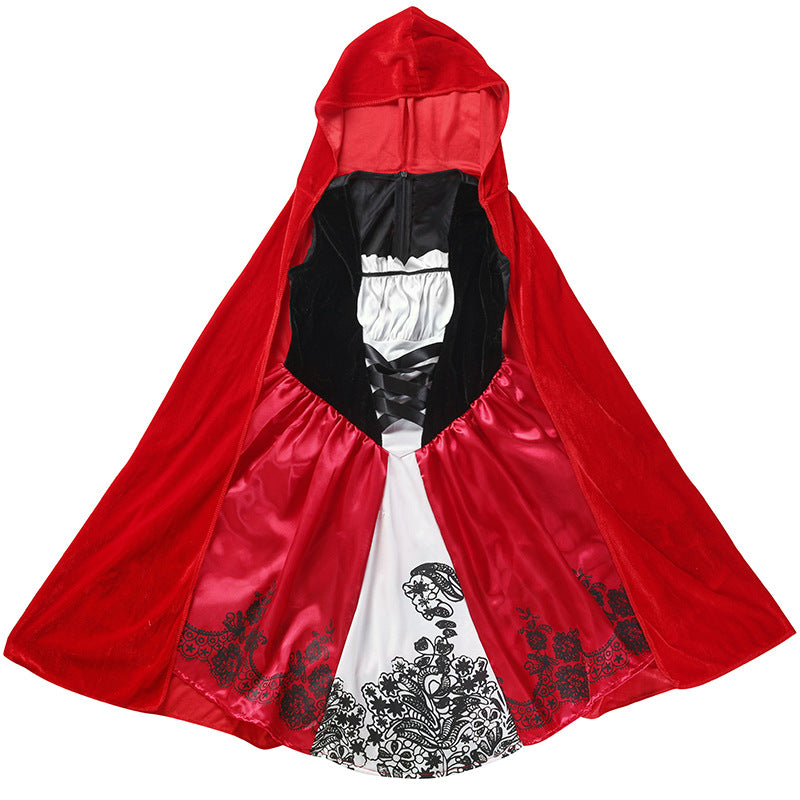 Halloween costumes for children and girls Little Red Riding Hood costumes Halloween masquerade ball Ghost Festival Amazon costumes