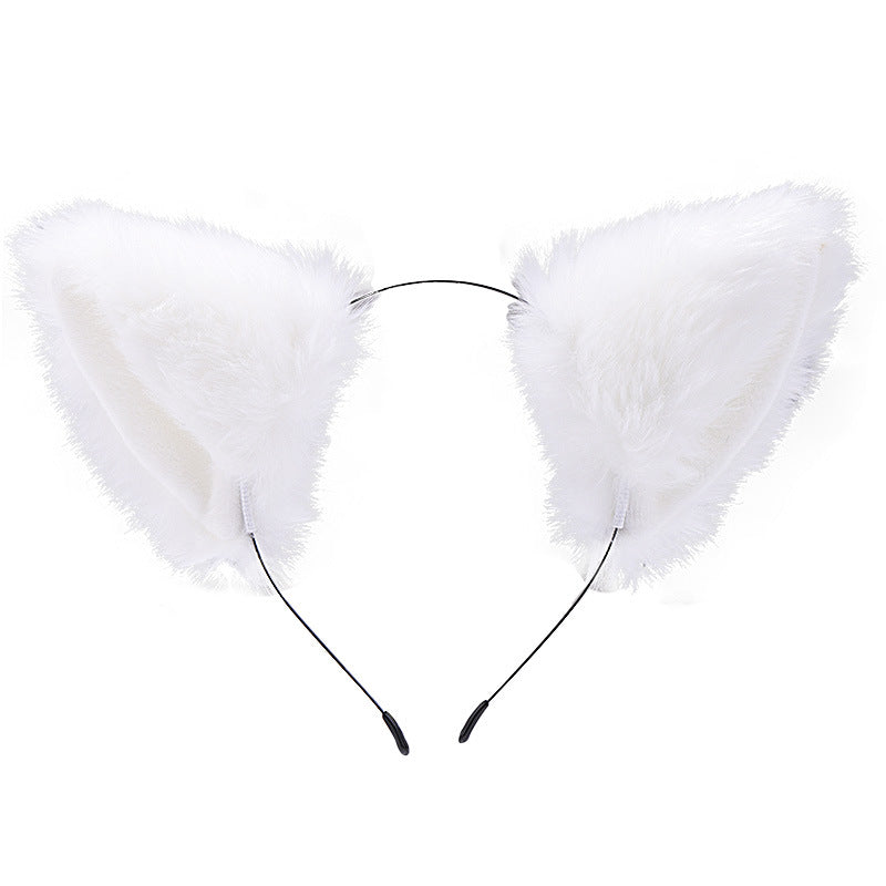 Amazon cross-border cat ear bell headband Cos cat girl hair accessories Christmas Halloween headdress accessories