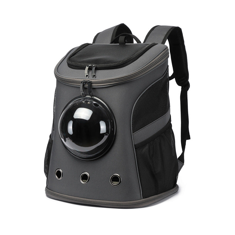 Cat bag pet space capsule backpack travel bag portable large capacity transparent foldable pet bag one piece