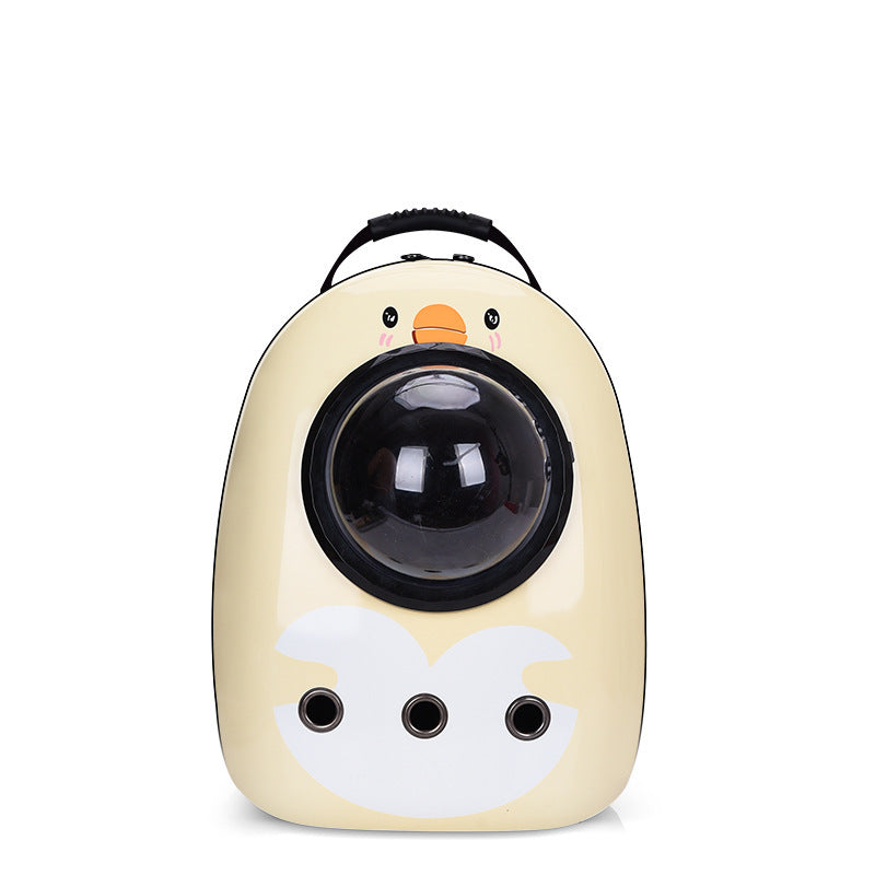 New style cat walking pet bag breathable portable backpack cat dog schoolbag large capacity lightweight space cat bag