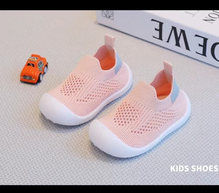 Baby toddler shoes soft bottom non-slip breathable socks shoes indoor and outdoor boys and girls baby spring and summer deodorant floor shoes socks