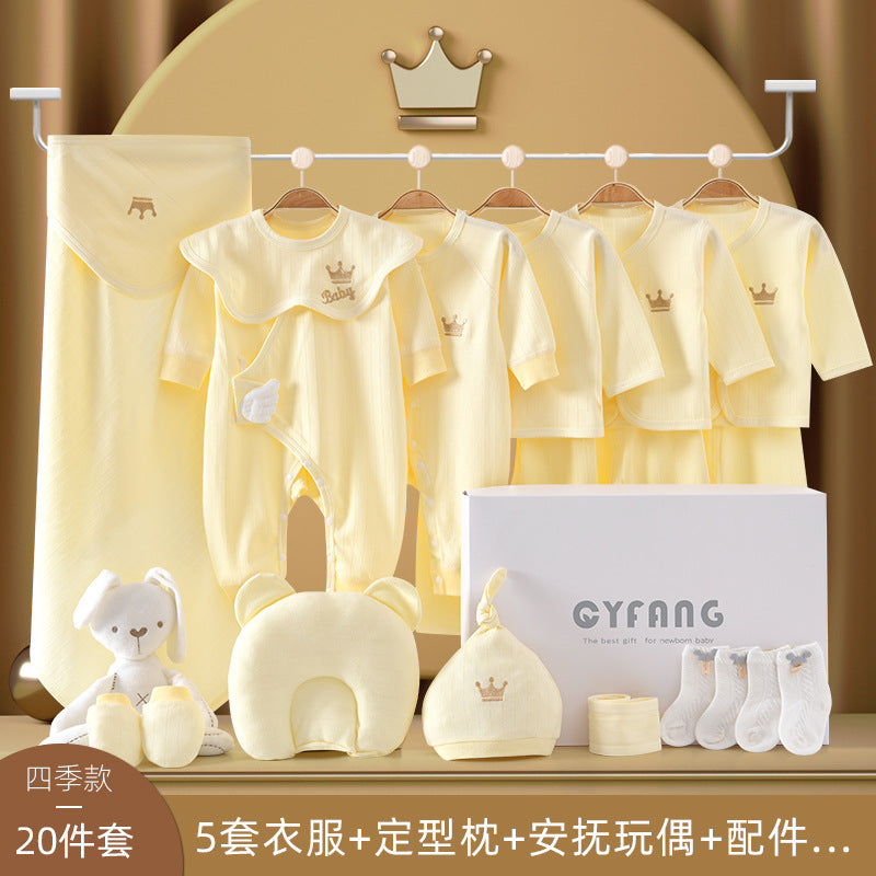 Baby Gift Box Set Newborn Gift Full Moon Gift Baby Clothing Newborn Supplies Spring Autumn Winter