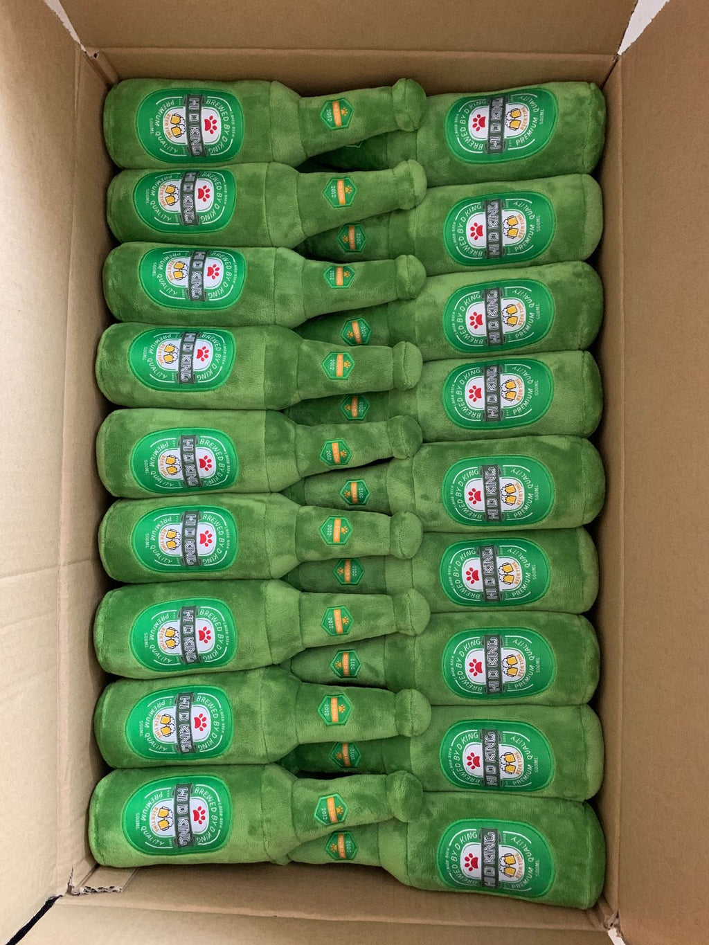 Simulated plush stuffed pet dog toy Beer mug beer bottle squeaking sound pet toy