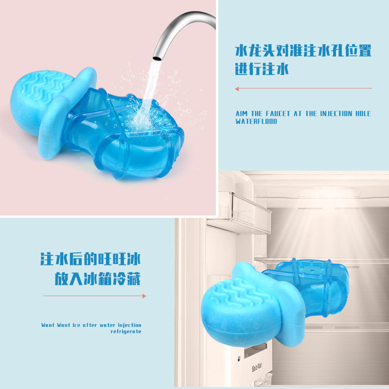 Summer cool dog popsicles to relieve heat and cool down pet supplies water-filled frozen popsicles dog teething toy set