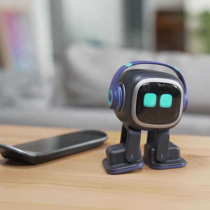 Emo Robot Intelligent Companion Toy Voice Recognition Emotional Communication Children Adult Electronic Pet AI ROBO