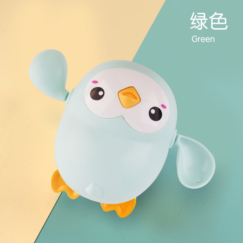 Little Yellow Duck Little Dolphin Playing Water Baby Bath Toys Bathroom Baby Children Bathing Swimming Tiktok Toys