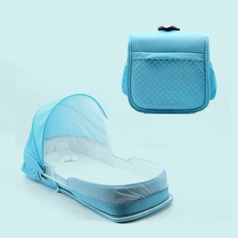 Baby bed newborn baby crib foldable portable mobile bed bionic bed mommy bag backpack