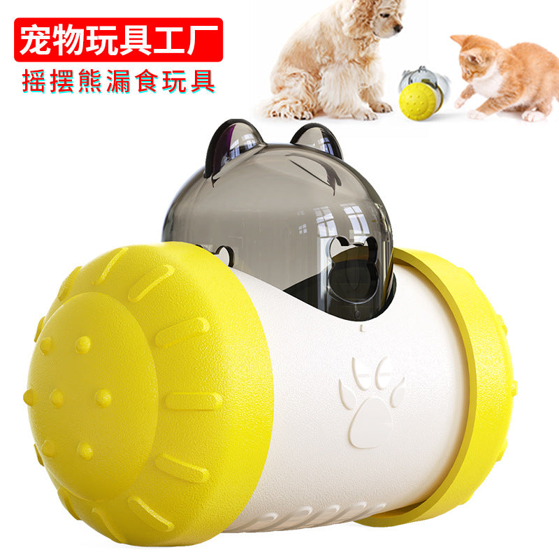 Pet Supplies Factory Wholesale Company New Explosion Amazon Feeder Leakage Ball Tumbler Dog Toy