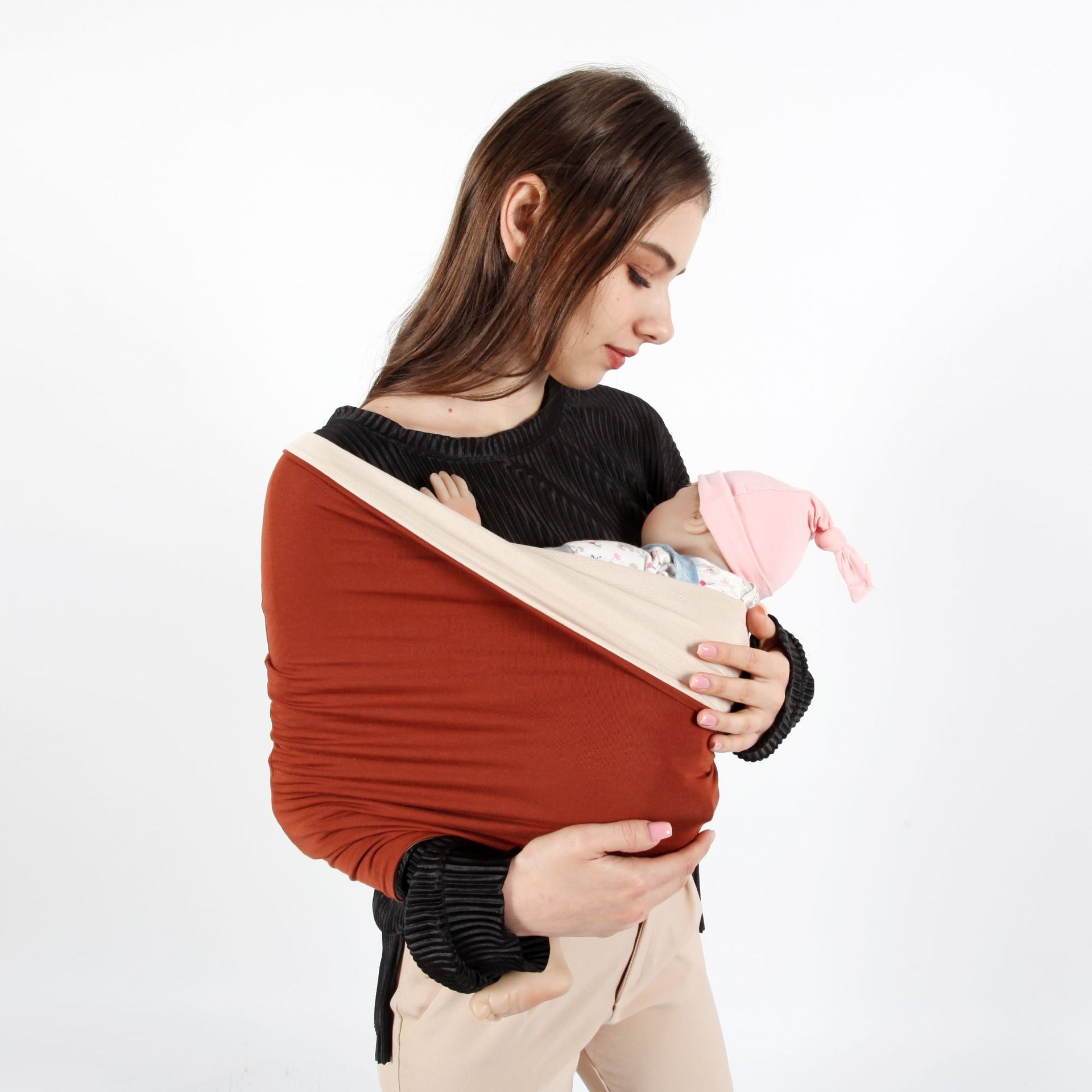 Baby sling carrier multifunctional sling high elastic auxiliary baby sling high load bearing convenient