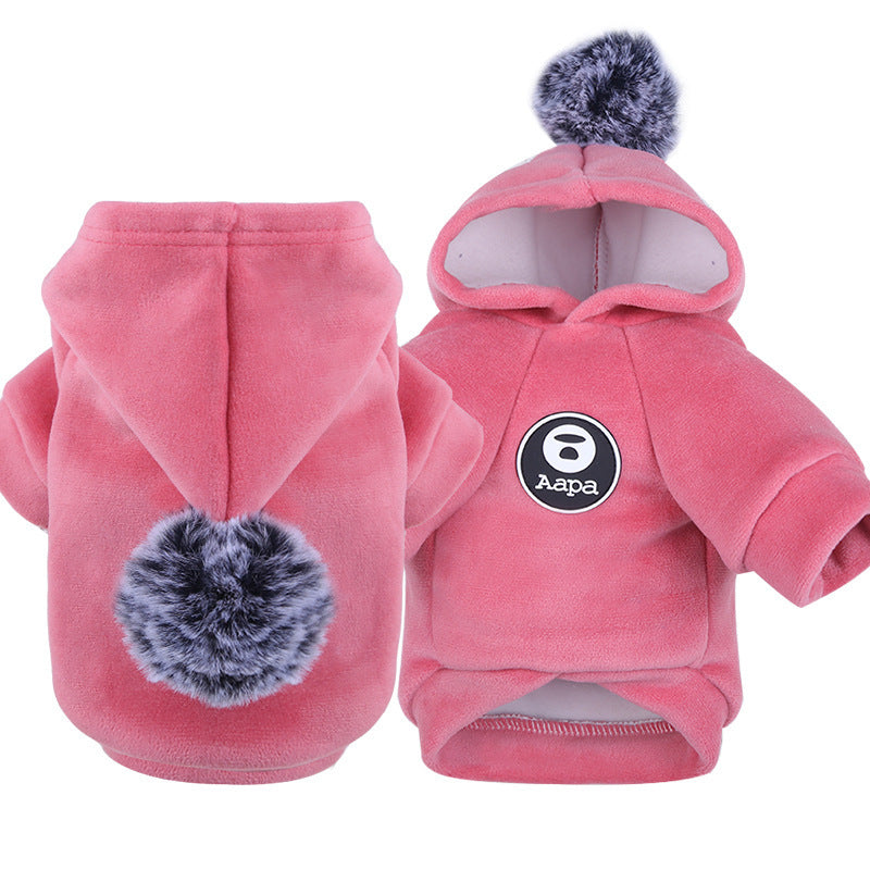 Dog and cat pet teddy bear french bulldog autumn and winter dog clothes cat supplies trendy brand Pomeranian wholesale